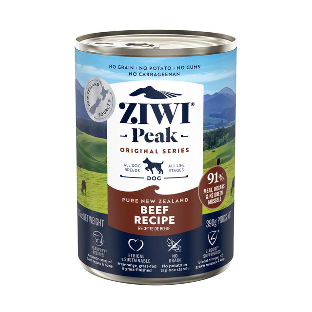 ZIWI Peak Wet Beef Cans For Dogs