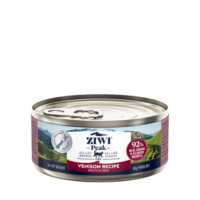 ZIWI Peak Wet Venison Cans For Cats