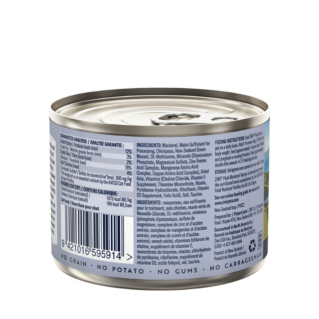 ZIWI Peak Wet Mackerel Recipe for Cats
