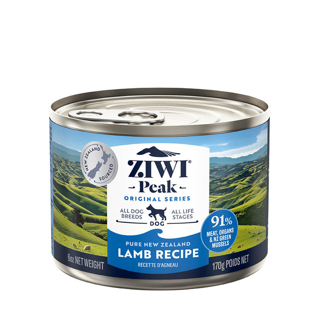 ZIWI Peak Wet Lamb Cans For Dogs