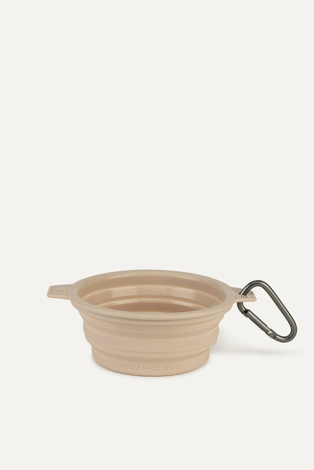 Max Bone Rubber Travel Bowl