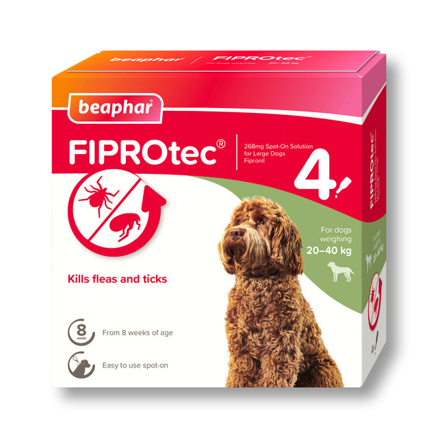 Beaphar FIPROtec Flea & Tick Spot-On for Dogs