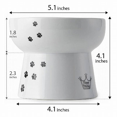 Necoichi Raised Cat Water Bowl
