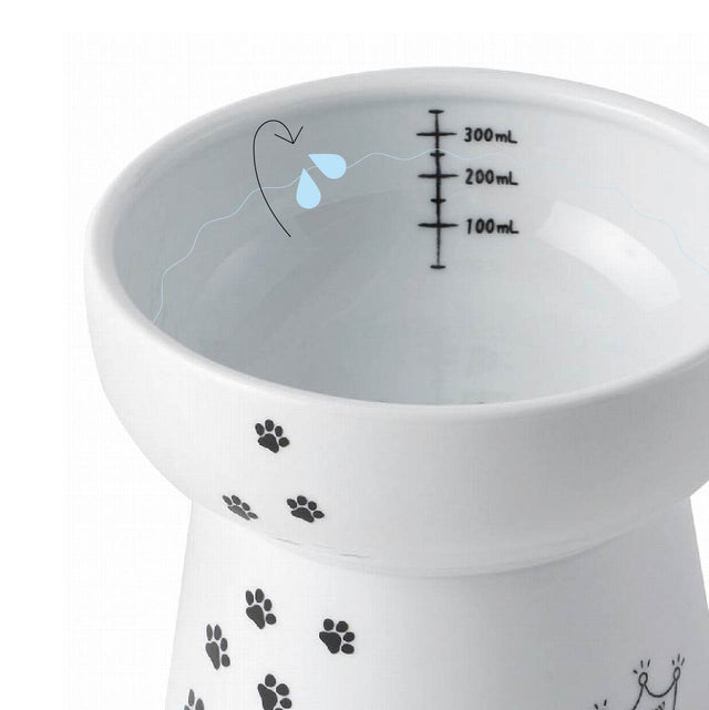 Necoichi Raised Cat Water Bowl