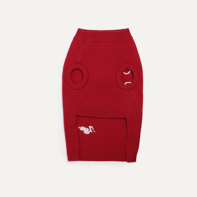 Max Bone Promise Good Christmas Dog Jumper