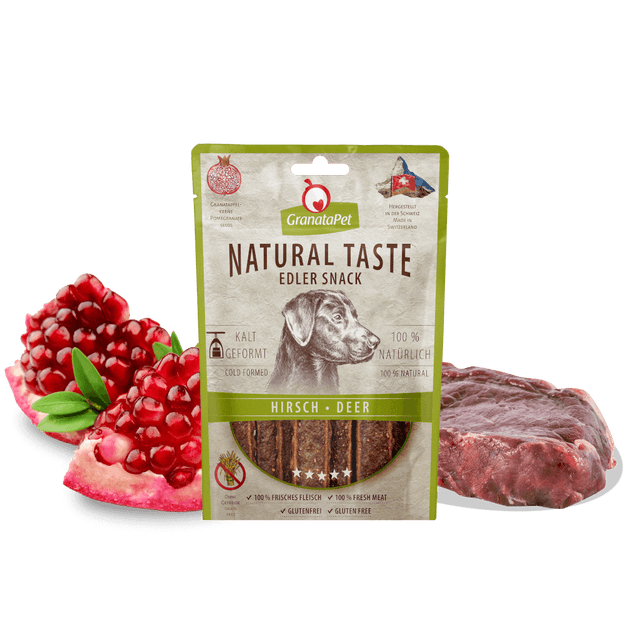 Granatapet Dog Snacks Natural Taste Edler Snack Deer