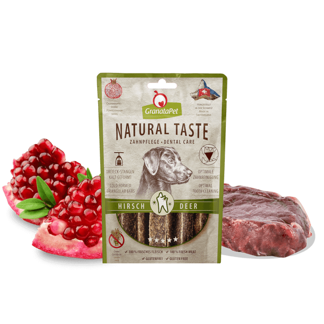 Granatapet Dog Snacks Natural Taste Edler Snack Deer - Dental Care