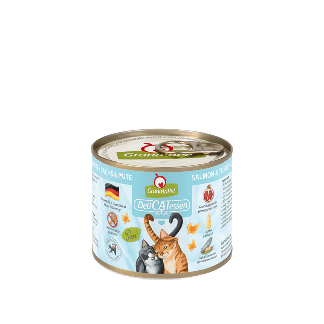 Granatapet Cat wet food DeliCatessen salmon & turkey