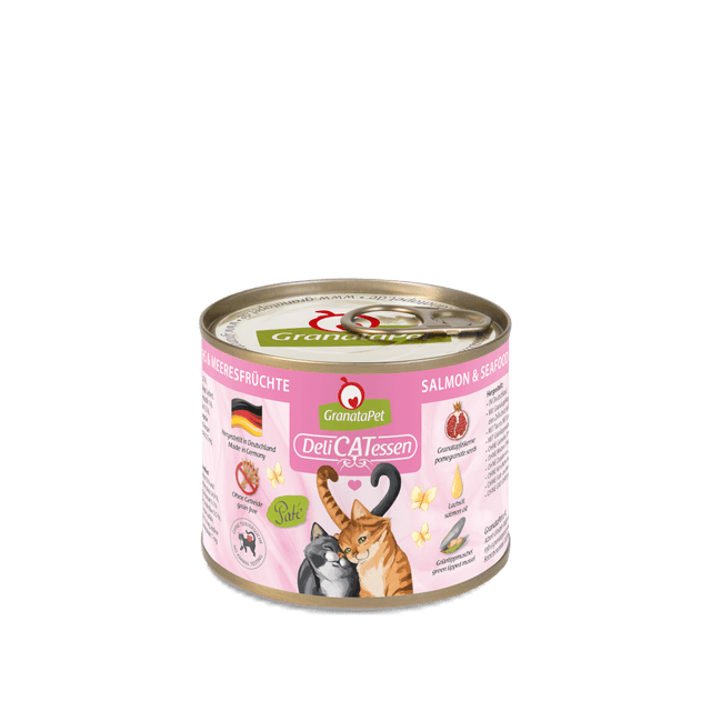 Granatapet Cat wet food DeliCatessen salmon & seafood