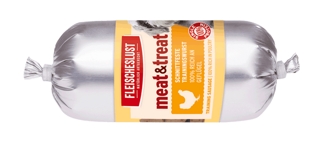Fleischeslust meat & treat Dog Training Sausage, Poultry