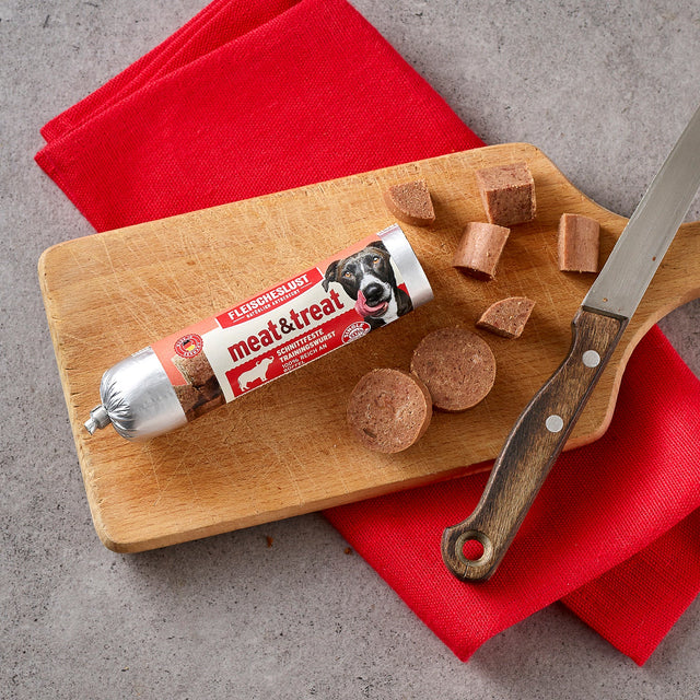 Fleischeslust Meat & trEAT Dog Training Sausage, Buffalo