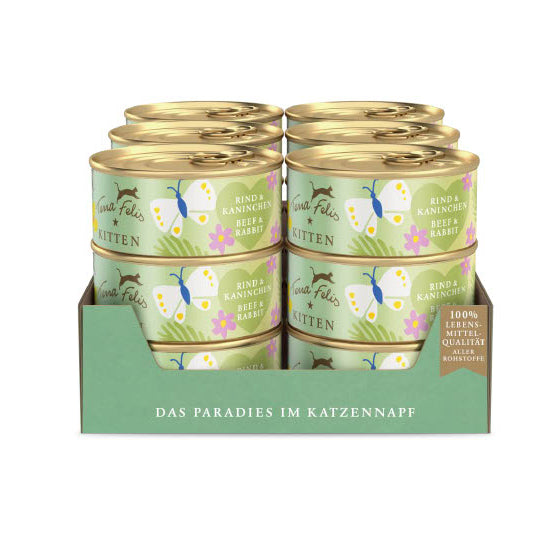 Terra Felis Grain Free Kitten Wet Food, Beef & Rabbit