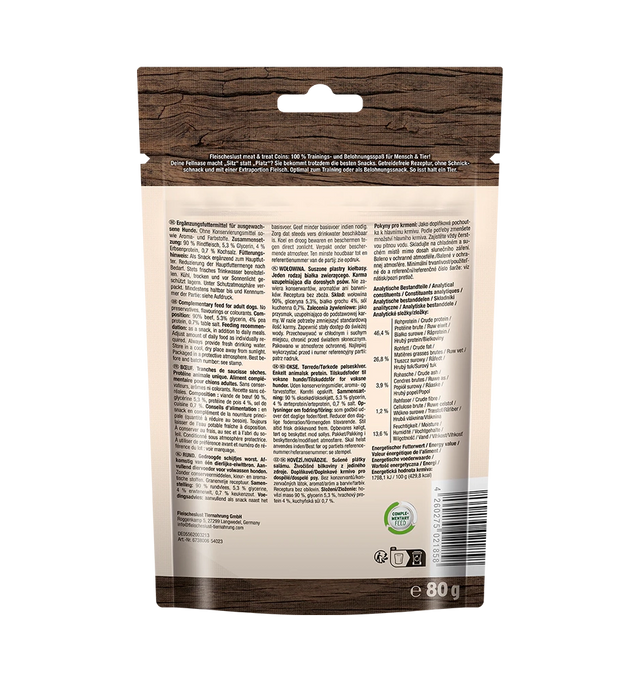 Fleischeslust meat & treat Coins Beef Single Protein