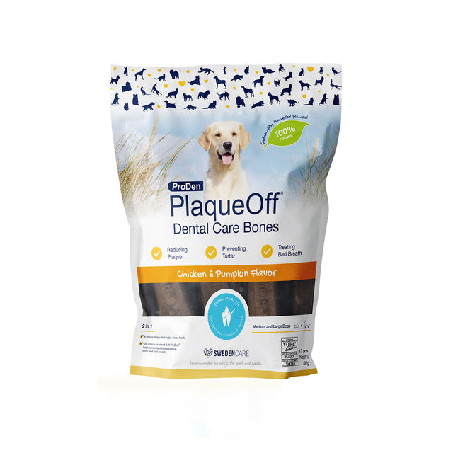 ProDen Plaque Off Dental Care Bones Chicken & Pumpkin 485g