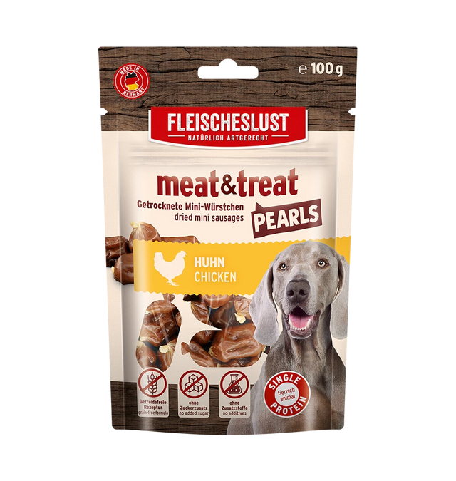 Fleischeslust meat & treat Pearls Chicken Single Protein