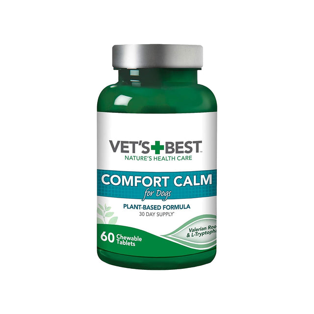 Vet's Best Comfort Calm Tablets for Dogs - 60 Tablets