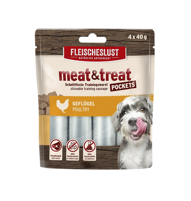 Fleischeslust meat & treat Dog Training Sausage, Cheese