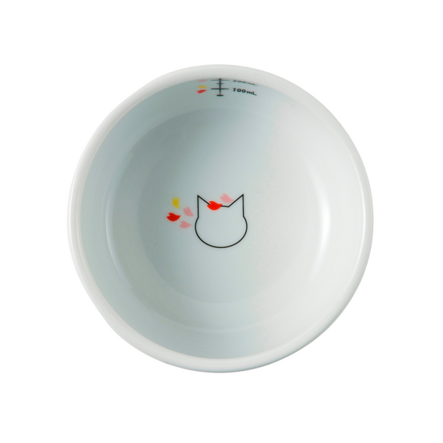 Necoichi Raised Cat Water Bowl (New Sakura)