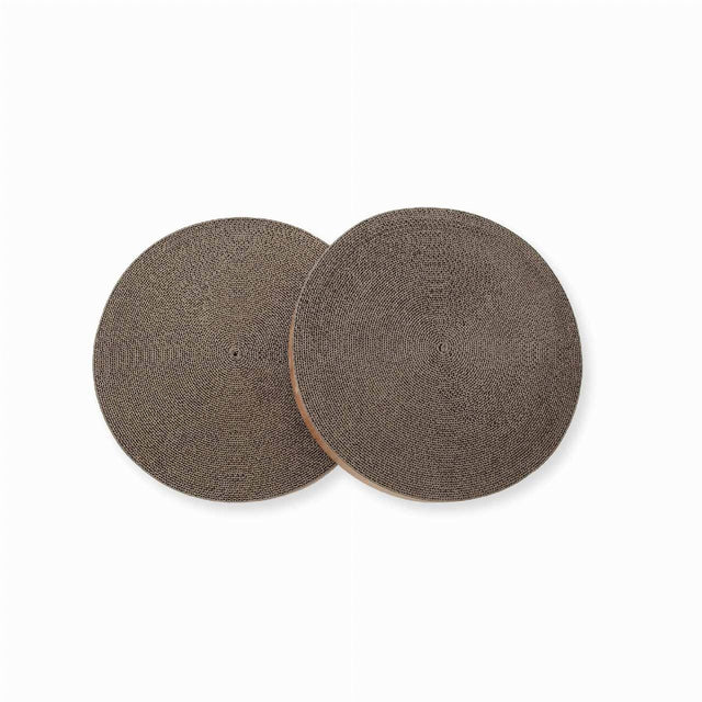 Necoichi Cozy Cat Scratcher Bowl Replacement Pad 2P Oak