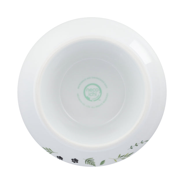 Necoichi Raised Cat Food Bowl Extra Wide (Go Green)