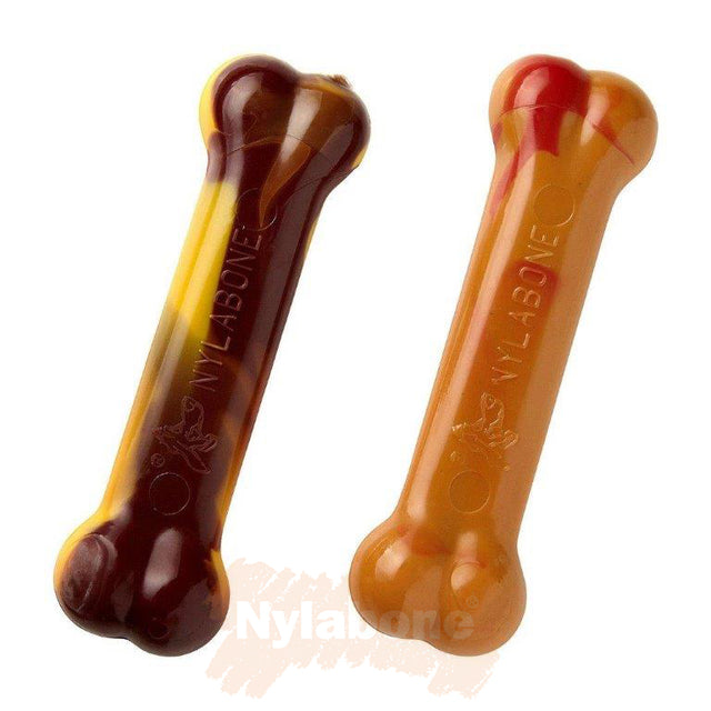 Nylabone Beef with Cheese Extreme Texture Bone Twin Pack