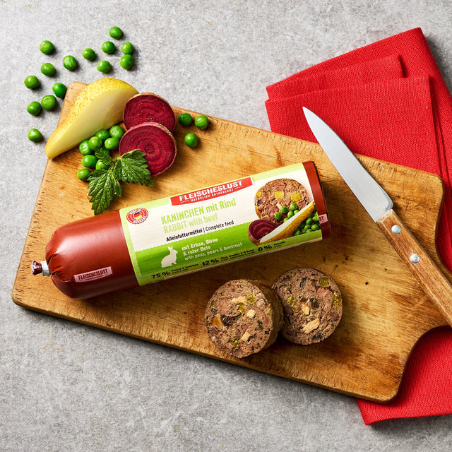 Fleischeslust Dog Wet Food Classic Wild Rabbit with Beef
