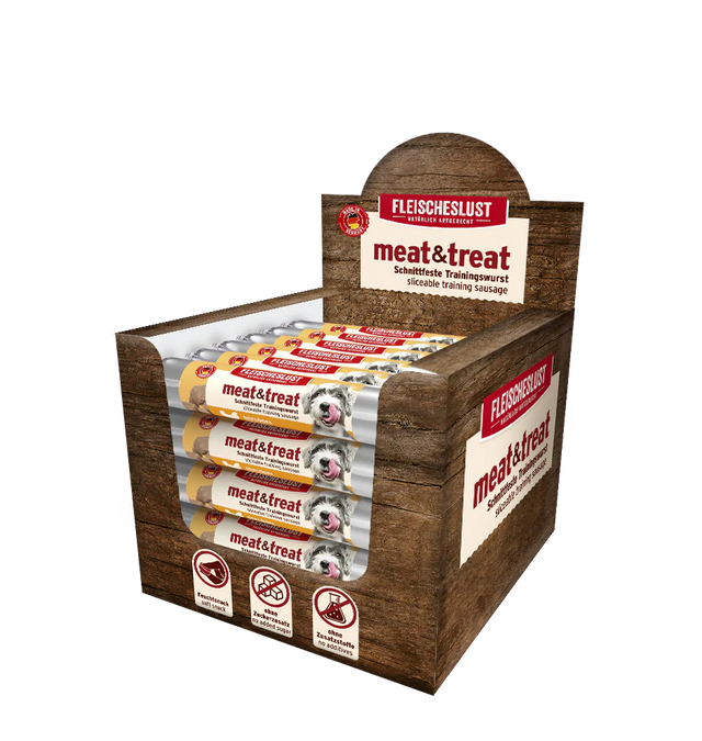 Fleischeslust meat & treat Dog Training Sausage, Cheese