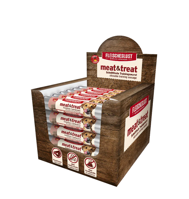 Fleischeslust meat & treat Dog Training Sausage, Beef Liver