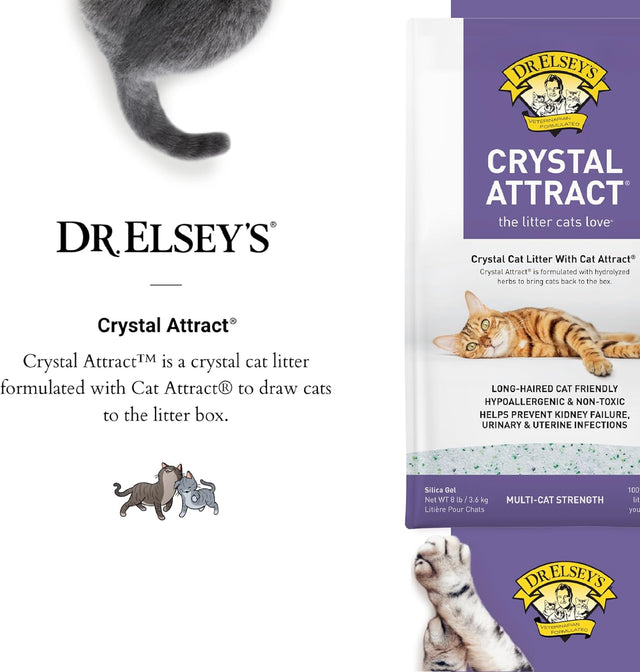 Dr. Elsey's Precious Cat Long Haired Crystal Silica Cat Litter