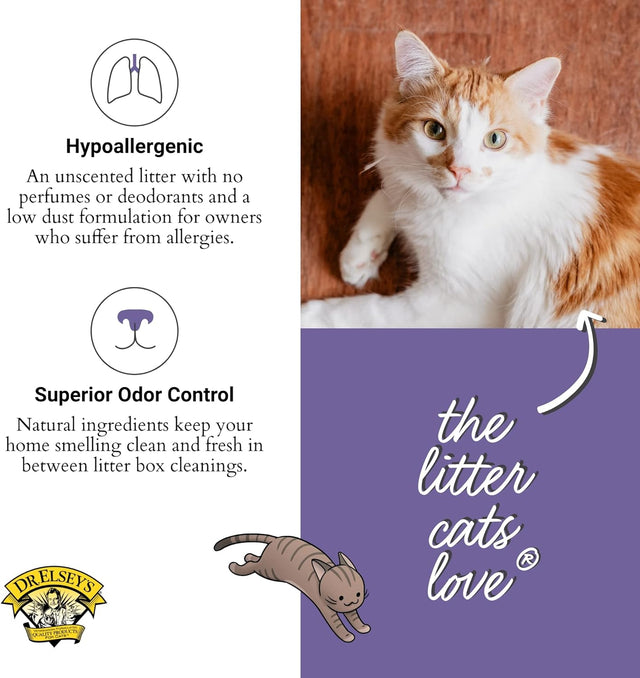 Dr. Elsey's Precious Cat Long Haired Crystal Silica Cat Litter