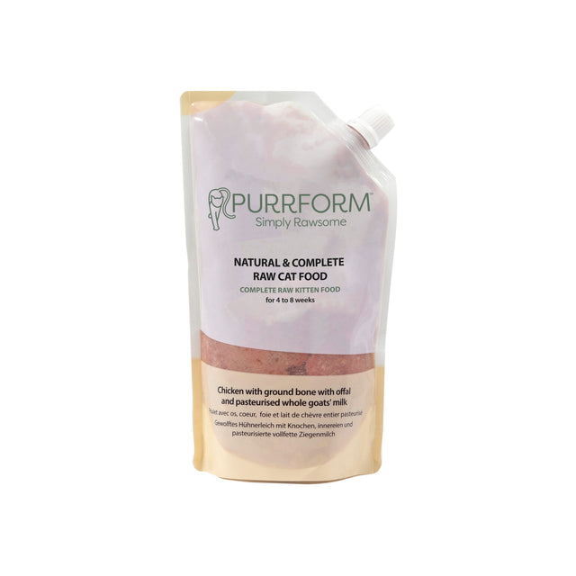 Purrform Complete weaning paste - Chicken 450g Pouch