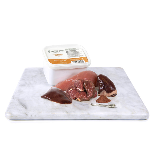 Purrform Venison Trim with Turkey Breast, Heart and Liver for Senior Cats