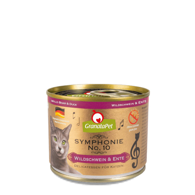 Granatapet Cat wet food Symphonie No.10 wild boar & duck