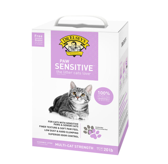 Dr. Elsey's Precious Cat Paw Sensitive Clumping Clay Cat Litter