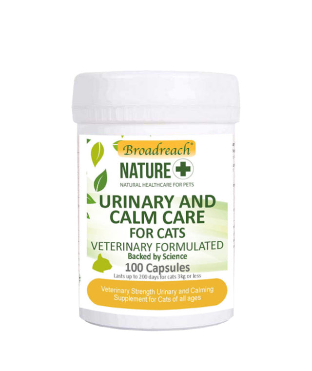 Broadreach Nature Urinary and Calm Care Advanced for Cats and Kittens – 100 sprinkle capsules
