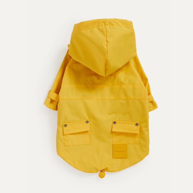 Max Bone Talon Dog Raincoat Yellow