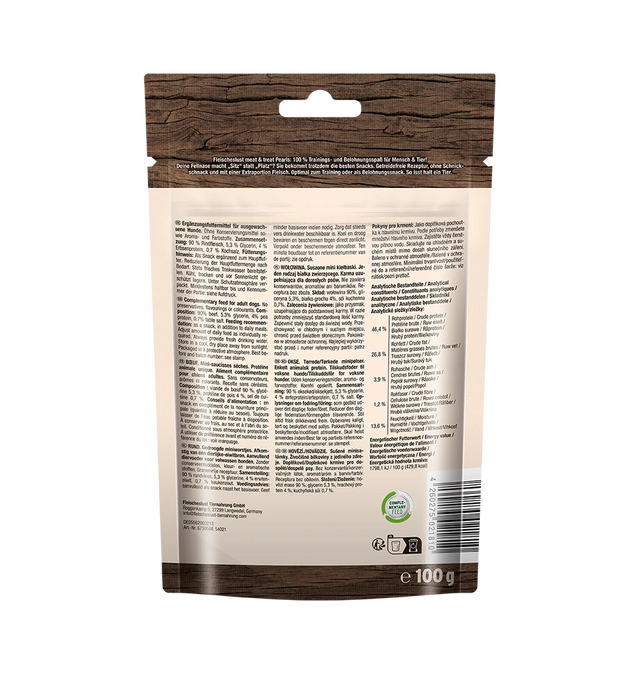 Fleischeslust meat & treat Pearls Beef Single Protein