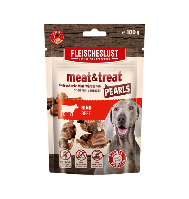 Fleischeslust meat & treat Pearls Beef Single Protein