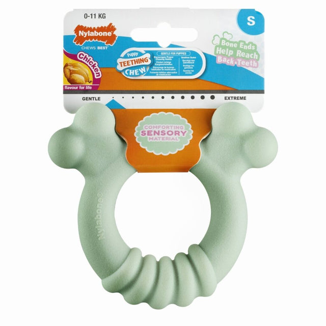 Nylabone Peanut Butter Puppy Tactile Ring