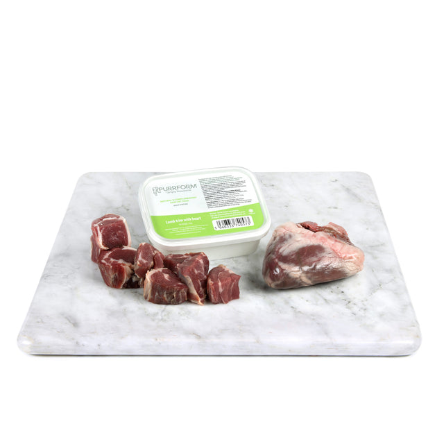 Purrform Lamb Trim with Heart 250g Tub