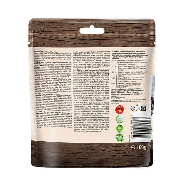 Fleischeslust meat & treat Dog Training Sausage, fish