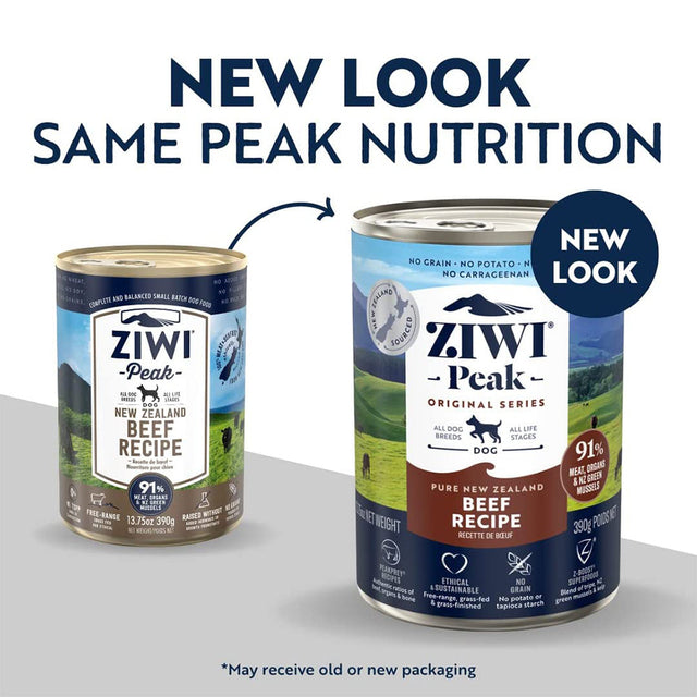 ZIWI Peak Wet Beef Cans For Dogs