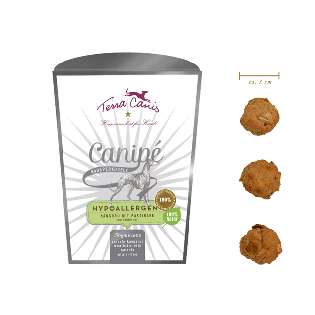 Terra Canis Hypoallergenic GRAIN-FREE CANIPÉ Crispy Balls Dog Treats