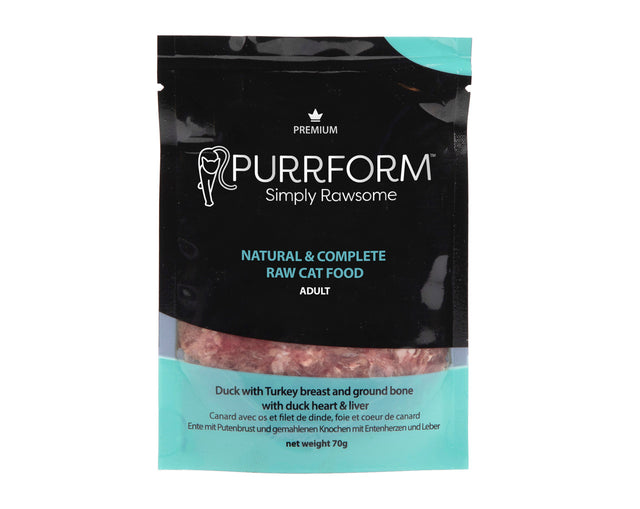 Purrform Duck & Turkey Breast 70g Pouch