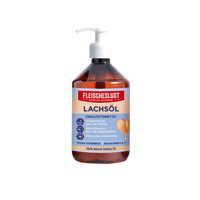 Fleischeslust Salmon Oil for dogs and cats