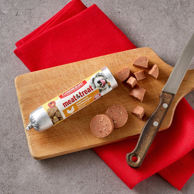 Fleischeslust Meat & trEAT Dog Training Sausage, Poultry