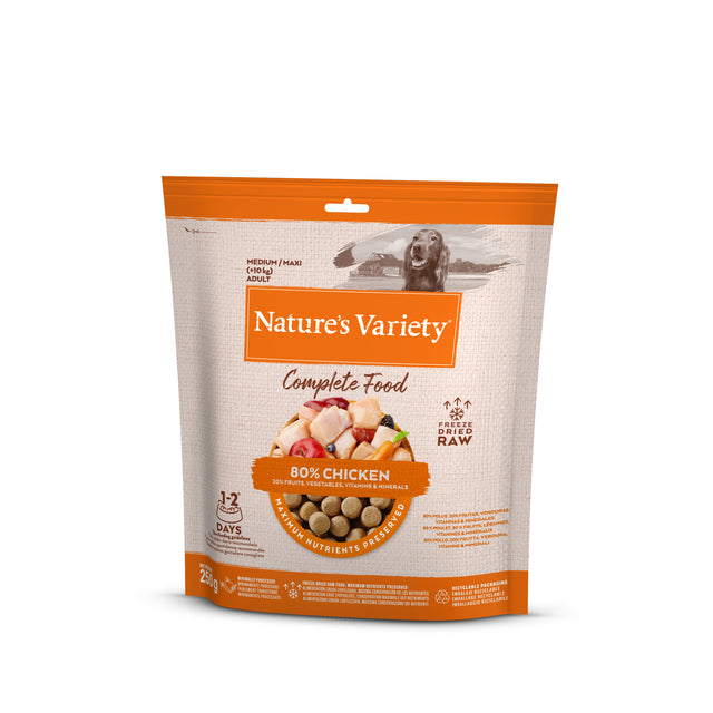 Nature's Variety Complete Freeze Dried Food Chicken for Adult Dogs