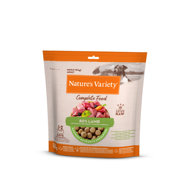 Nature's Variety Complete Freeze Dried Food Lamb for Adult Dogs