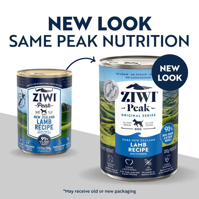 ZIWI Peak Wet Lamb Cans For Dogs