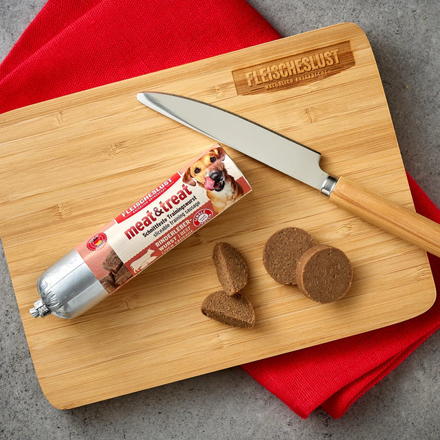 Fleischeslust meat & treat Dog Training Sausage, Beef Liver